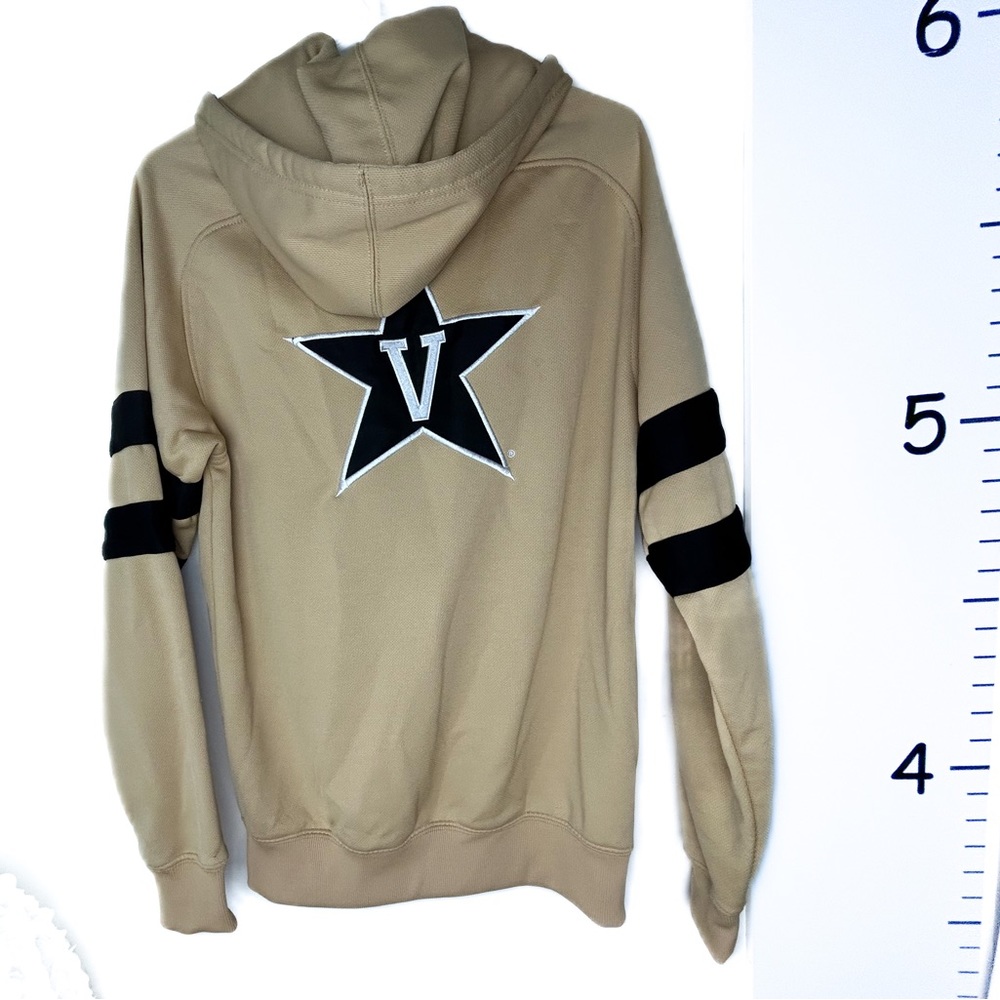 KA Knights Vanderbilt Logo Tan & Black‎ Hoodie Men's Small 34/36